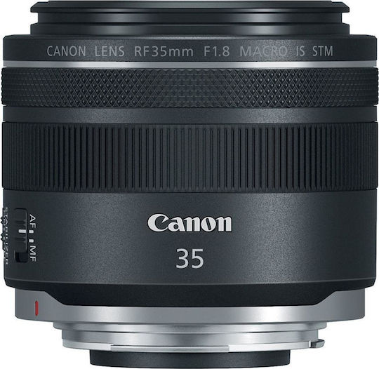 Canon Full Frame Φωτογραφικός Φακός RF 35mm F1.8 IS STM Wide Angle / Macro για Canon RF Mount Μαύρος