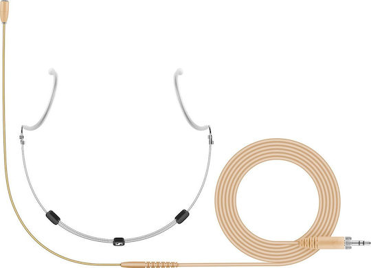 Sennheiser HSP Essential Omni Πυκνωτικό Μικρόφωνο 3.5mm Κεφαλής για Φωνητικά σε Μπεζ Χρώμα