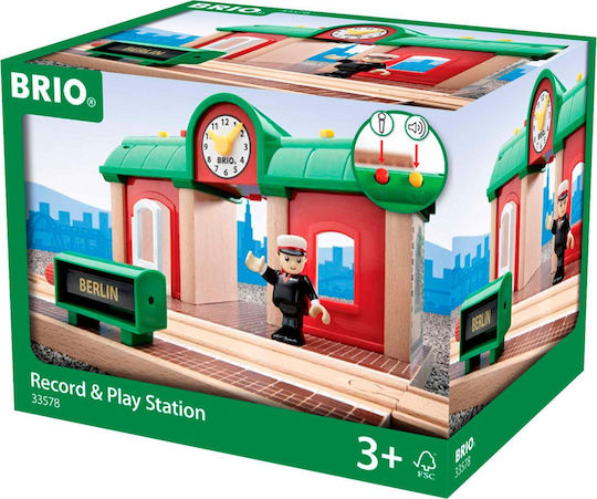 Brio Toys Record & Play Station για 3+ Ετών 33578