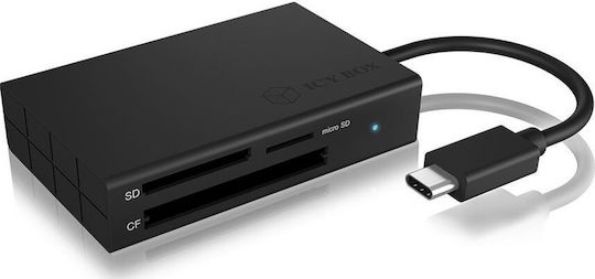 Icy Box Card Reader USB 3.0 για SD/microSD/CompactFlash (IB-CR401-C3)