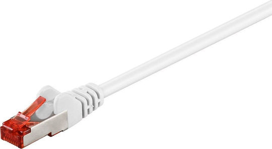 Goobay S/FTP Cat.6 Καλώδιο Δικτύου Ethernet 3m Λευκό 1τμχ 95511