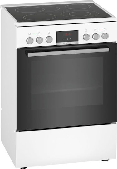 Bosch HKR39C220 Κουζίνα 66lt με Κεραμικές Εστίες Π60εκ. Λευκή