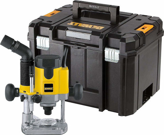 Dewalt DW622KT-QS Κάθετη Φρέζα 1400W με Ρύθμιση Ταχύτητας και με Σύστημα Αναρρόφησης