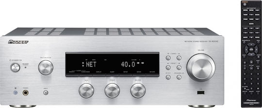 Pioneer SX-N30AE Ολοκληρωμένος Ενισχυτής Hi-Fi Stereo 160W/4Ω 100W/8Ω Ασημί