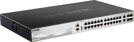 D-Link DGS-3130-30TS Managed L3 Switch με 24 Θύρες Gigabit (1Gbps) Ethernet και 4 SFP Θύρες