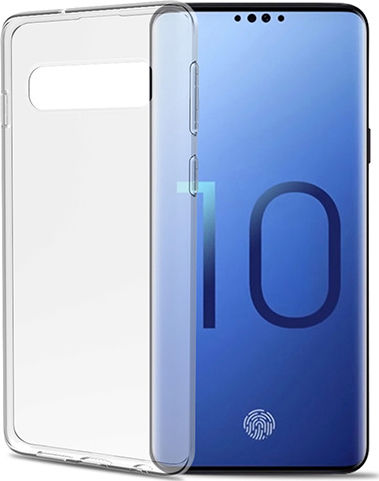 Celly Gelskin Back Cover Σιλικόνης Διάφανο (Galaxy S10+) GELSKIN891