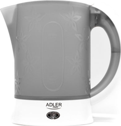 Adler Βραστήρας Ταξιδίου 600ml 600W Γκρι AD 1268