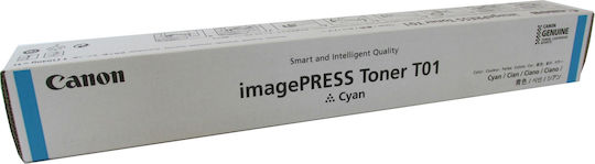 Canon imagePRESS T01 Γνήσιο Toner Laser Εκτυπωτή Κυανό 39500 Σελίδων (8067B001)