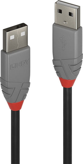 Lindy USB 2.0 Cable USB-A male - USB-A male 0.5m (36691)
