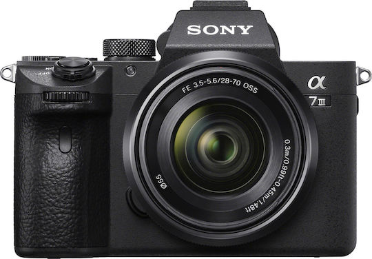 Sony α7 Mark III Mirrorless Φωτογραφική Μηχανή Kit (FE 28-70mm F3.5-5.6 OSS) Μαύρη