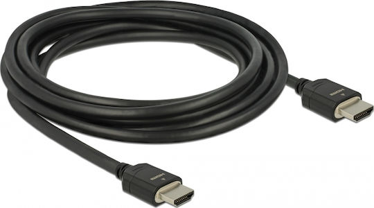 DeLock HDMI 2.1 Cable HDMI male - HDMI male 2m Μαύρο (85294)