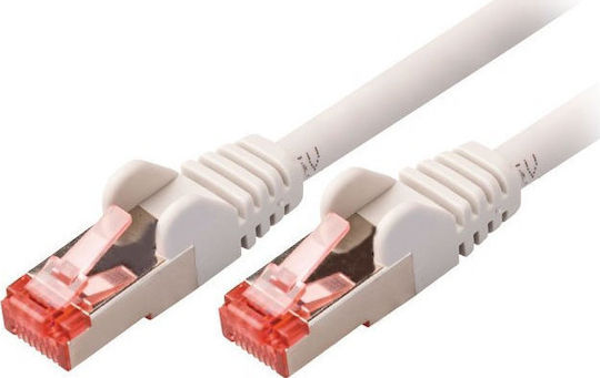 LogiLink S/FTP Cat.6 Καλώδιο Δικτύου Ethernet 3m Λευκό 1τμχ CQ2061S