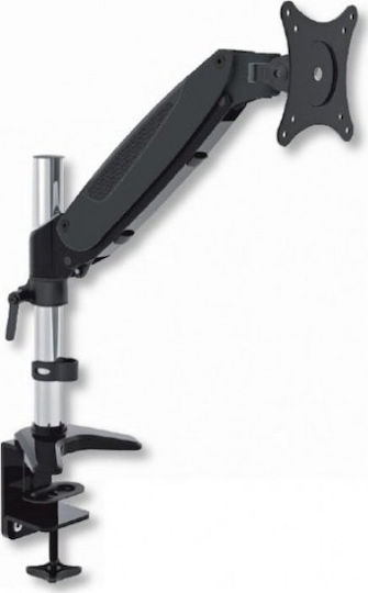 Techly Βάση Γραφείου Οθόνης έως 27" με Βραχίονα (ICA-LCD-111-BK)