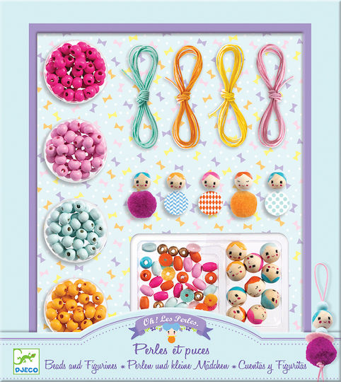 Djeco Κοσμήματα Κατασκευή Ξύλινων Κοσμημάτων-Πρόσωπα για Παιδιά 8+ Ετών 09819