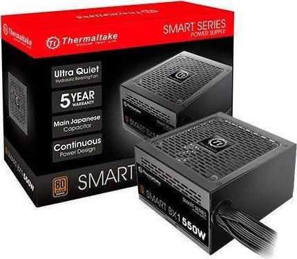 Thermaltake Smart BX1 550W 550W Μαύρο Τροφοδοτικό Υπολογιστή Full Wired 80 Plus Bronze