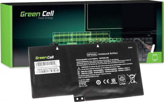 Green Cell Συμβατή Μπαταρία για HP Pavilion x360 13-A 13-B με 3700mAh (HP102)