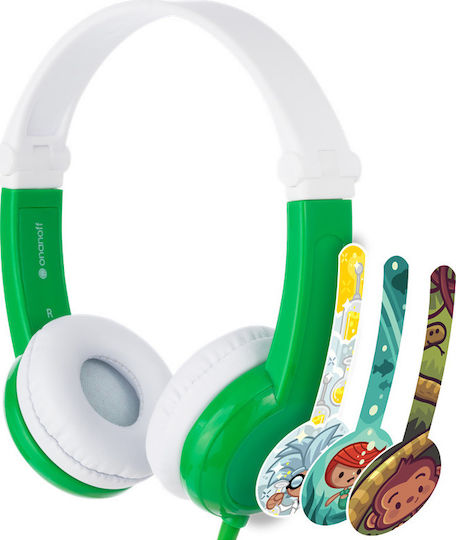BuddyPhones Discover Ενσύρματα Παιδικά On Ear Ακουστικά Πράσινα