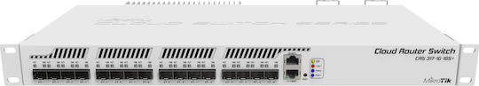 MikroTik CRS317-1G-16S+RM Managed L3 Switch με 1 Θύρες Gigabit (10Gbps) Ethernet και 16 SFP Θύρες