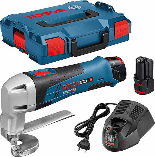Bosch Λαμαρινοψάλιδο Μπαταρίας GSC 10,8 V-LI 12V 2x2Ah