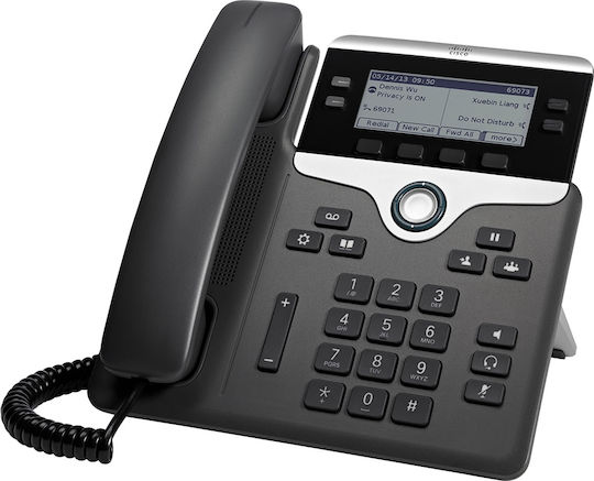Cisco 7841 Ενσύρματο Τηλέφωνο IP Μαύρο