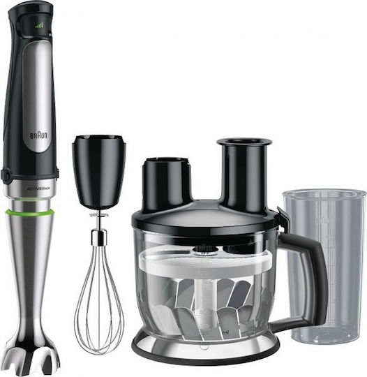 Braun MQ7075 X MultiQuick Ραβδομπλέντερ με Ανοξείδωτη Ράβδο 1000W Μαύρο