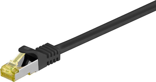 Goobay S/FTP Cat.7 Καλώδιο Δικτύου Ethernet 7.5m Μαύρο 1τμχ 91635