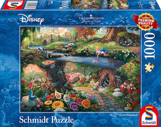 Puzzle Thomas Kinkade Η Αλίκη στη Χώρα των Θαυμάτων 2D 1000 Κομμάτια 59636