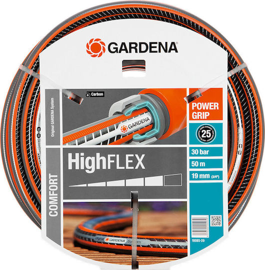 Gardena Comfort HighFLEX Λάστιχο Ποτίσματος Σετ 3/4" 50m 18085-20