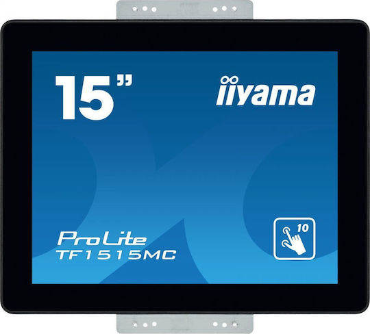 Iiyama POS Monitor ProLite 15" LCD με Ανάλυση 1024x768 TF1515MC-B2