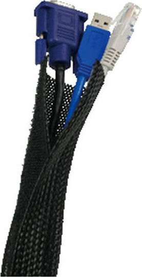 LogiLink Cable Flex Wrap 1.8m Μαύρο