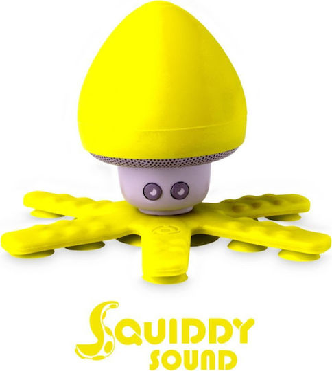 Celly Squiddy Ηχείο Bluetooth 3W με Διάρκεια Μπαταρίας έως 3 ώρες Κίτρινο
