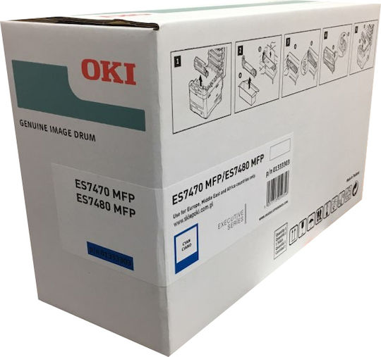 OKI 01333303 Γνήσιο Drum Laser Εκτυπωτή Κυανό 30000 Σελίδων 01333303
