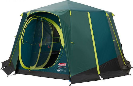 Coleman Octagon BlackOut Χειμερινή Σκηνή Camping Χακί με Διπλό Πανί για 8 Άτομα 396x386x208εκ. 2000035195