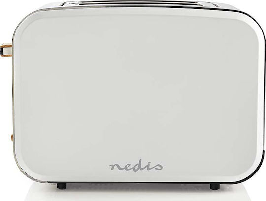 Nedis KABT510EWT Φρυγανιέρα 2 Θέσεων 900W Λευκή