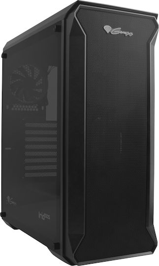Genesis Irid 505 Midi Tower Κουτί Υπολογιστή με Πλαϊνό Παράθυρο Μαύρο