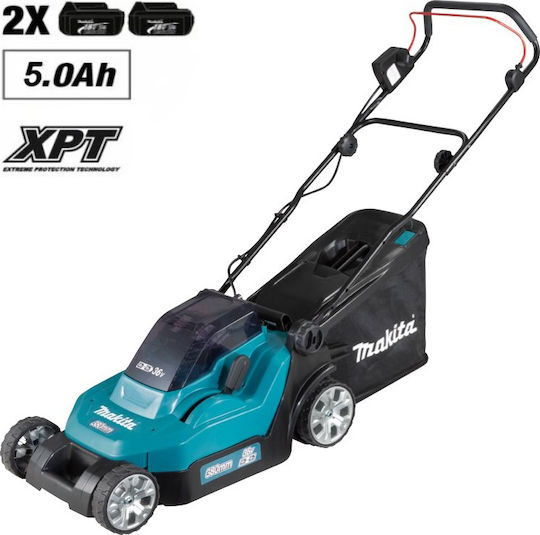 Makita Μηχανή Γκαζόν Μπαταρίας 18V DLM432PT2