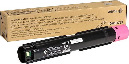 Xerox 106R03739 Γνήσιο Toner Laser Εκτυπωτή Ματζέντα High Yield Extra High Yield 16500 Σελίδων 106R03739