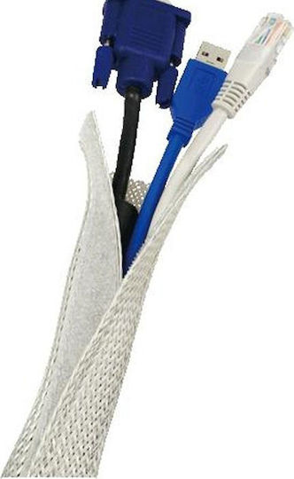 LogiLink Cable Flex Wrap 1,8m Γκρι