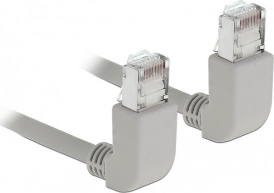 DeLock S/FTP Cat.6a Καλώδιο Δικτύου Ethernet 0.5m Γκρι (83513)