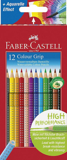Faber-Castell Grip Ξυλομπογιές Σετ 12 χρώματα 124122