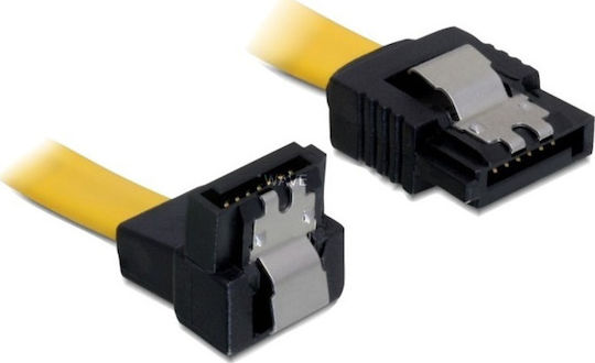 DeLock 7-Pin SATA III - 7-Pin SATA III Cable 50cm Κίτρινο (82811)
