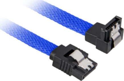 Sharkoon 7-Pin SATA III - 7-Pin SATA III Angle (90°) Cable 0.6m Μπλε