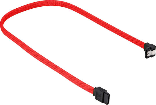 Sharkoon 7-Pin SATA III - 7-Pin SATA III Angle (90°) Cable 0.6m Κόκκινο