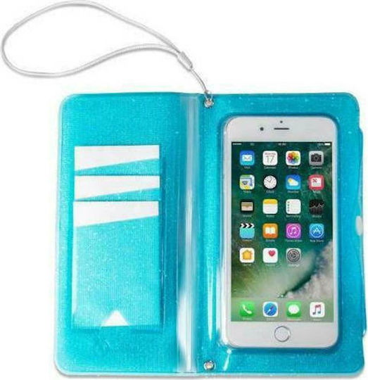 Celly Splash Waterproof Wallet έως 6.2" (Γαλάζιο)