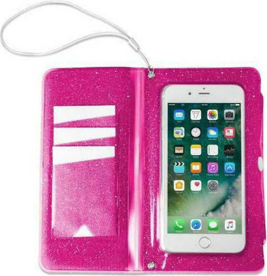 Celly Splash Waterproof Wallet έως 6.2" (Ροζ)