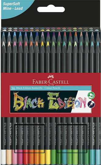 Faber-Castell SuperSoft Ξυλομπογιές Σετ 36 χρώματα 116436