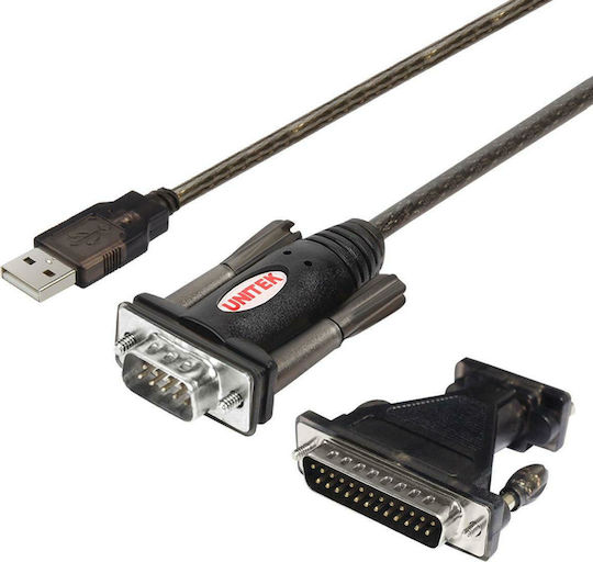 Unitek Μετατροπέας USB-A male σε Serial male 1τμχ Y-105A