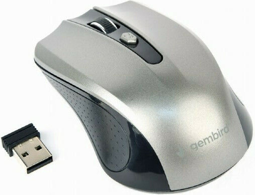 Gembird MUSW-4B-04 Ασύρματο Ποντίκι Black/Spacegrey