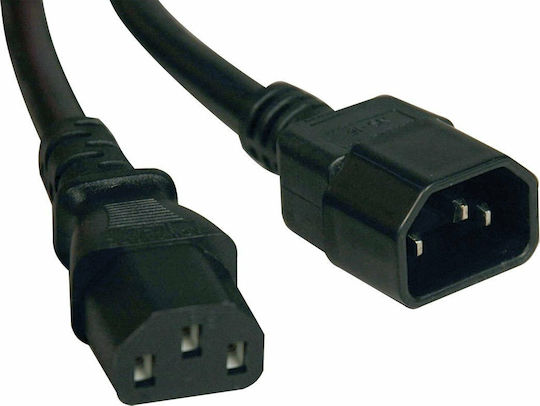 LogiLink IEC C14 - IEC C13 Cable 1.8m Μαύρο CP091