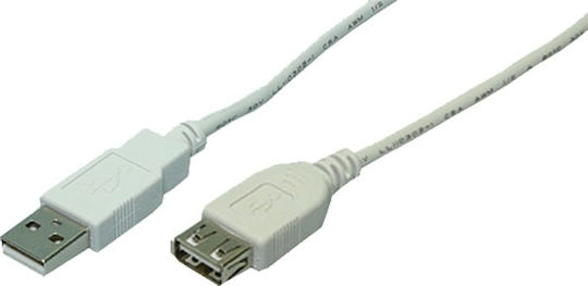 LogiLink USB 2.0 Cable USB-A male - USB-A female 3m (CU0011)